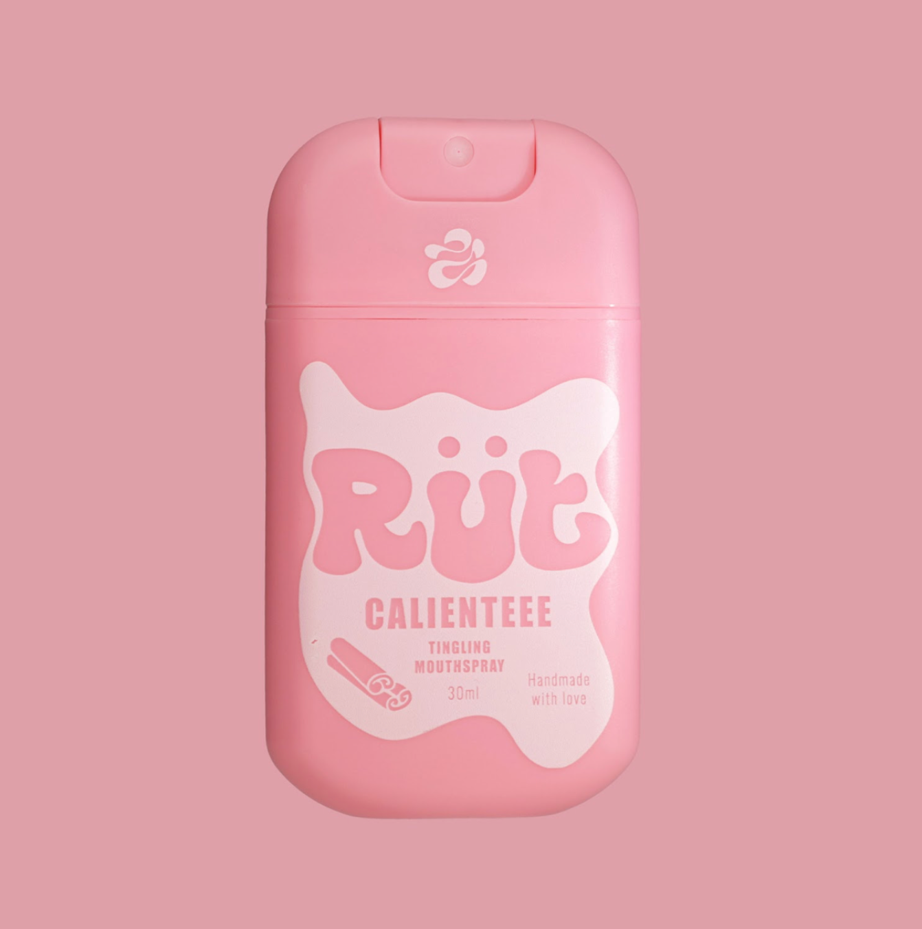 CALIENTEEE spray de chilcuague con canela 30ml frente - RUT